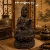 TƯỢNG PHẬT QUAN ÂM BỒ TÁT CẦM BÌNH CAM LỘ TRẦM HƯƠNG SÁNH CHÌM CẦU BÌNH AN, MAY MẮN - anh 1