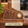 TRANH ĐỒNG HỒ LONG HỔ TRANH HÙNG TRẦM HƯƠNG VN - anh 1
